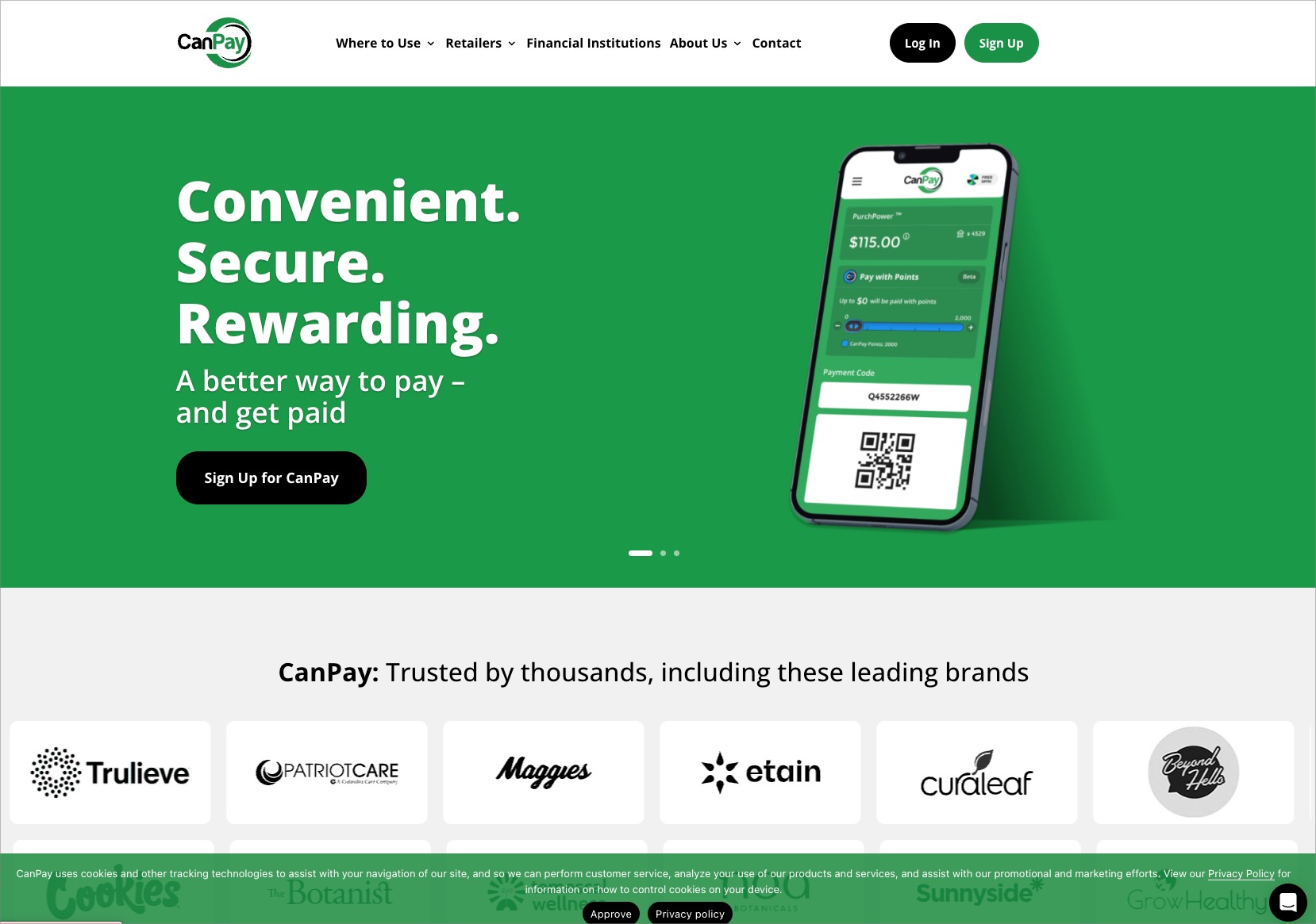 CanPay homepage