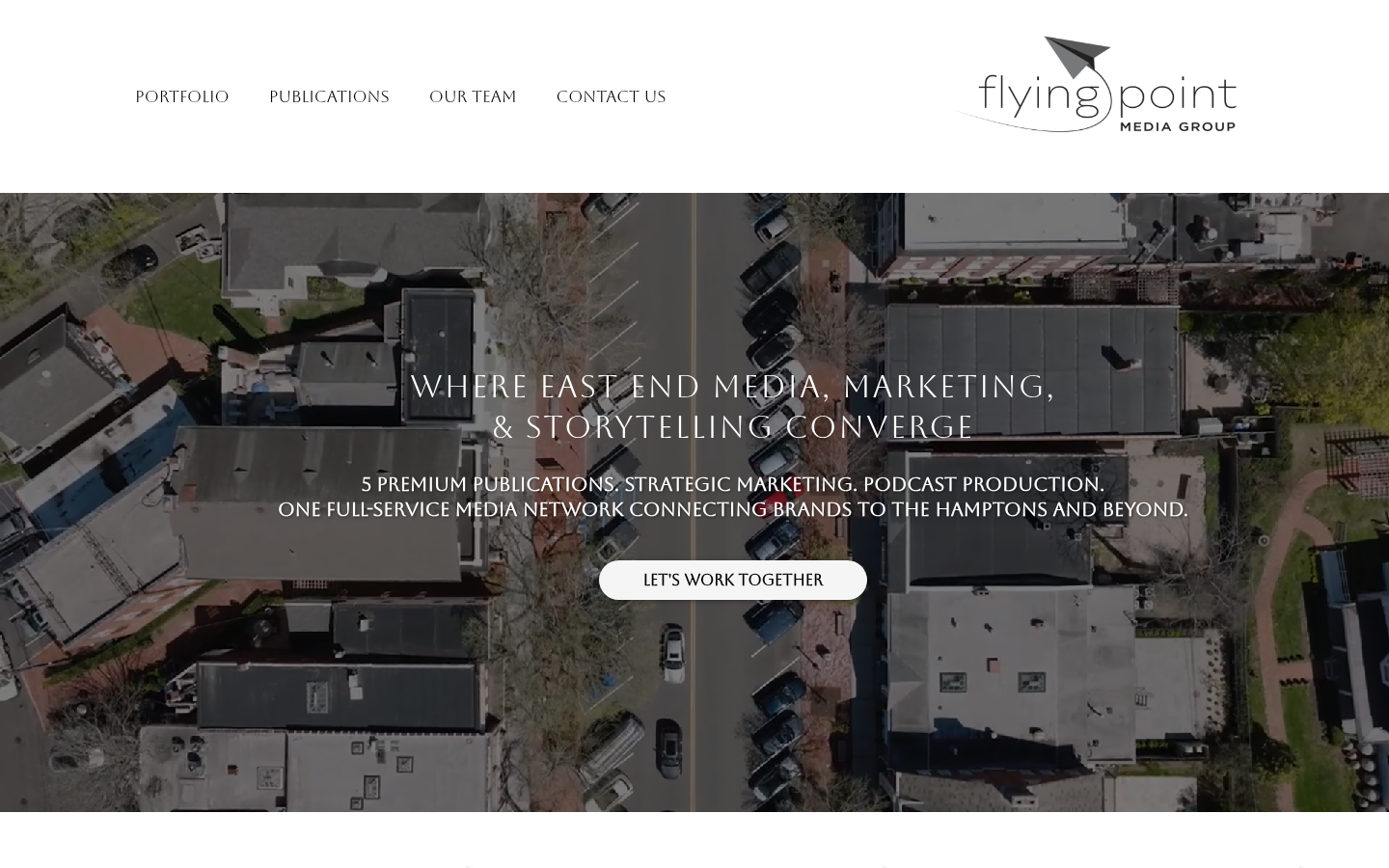 Flying Point Media Group homepage