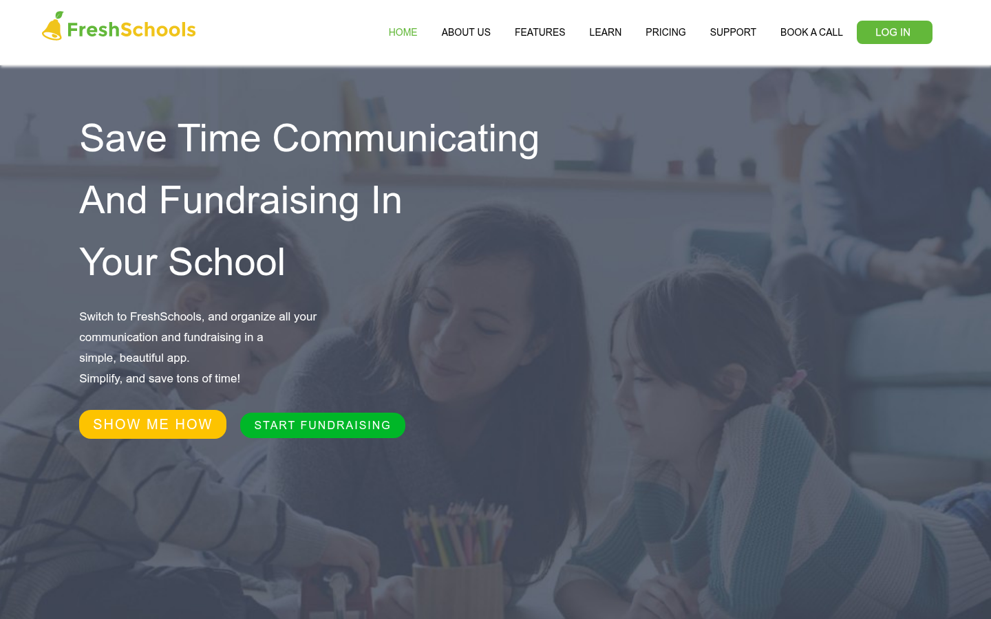 Freshschools homepage